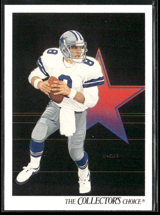 Troy Aikman 1991 Upper Deck #82 Dallas Cowboys front