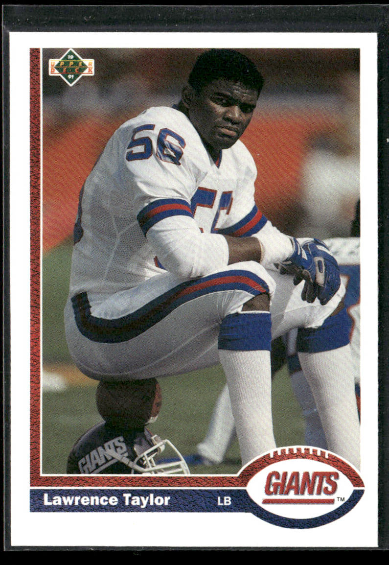 Lawrence Taylor 1991 Upper Deck #445 New York Giants front