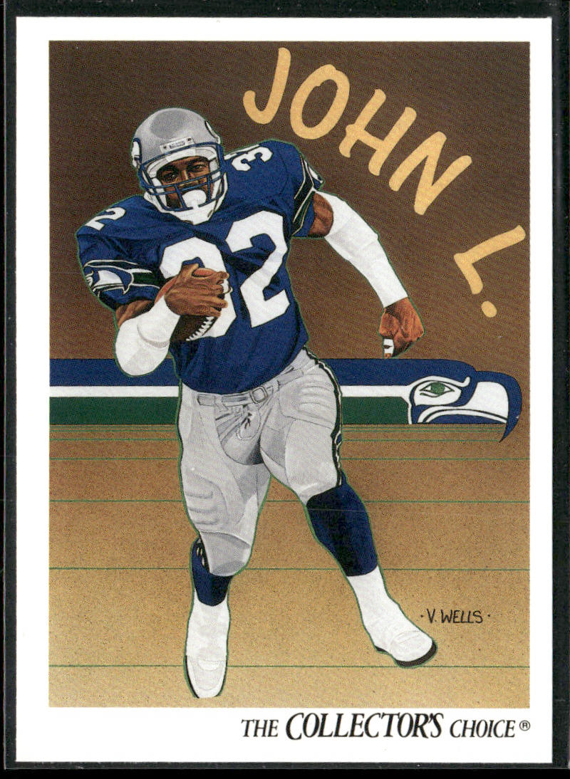 John L. Williams 1991 Upper Deck #97c Seattle Seahawks