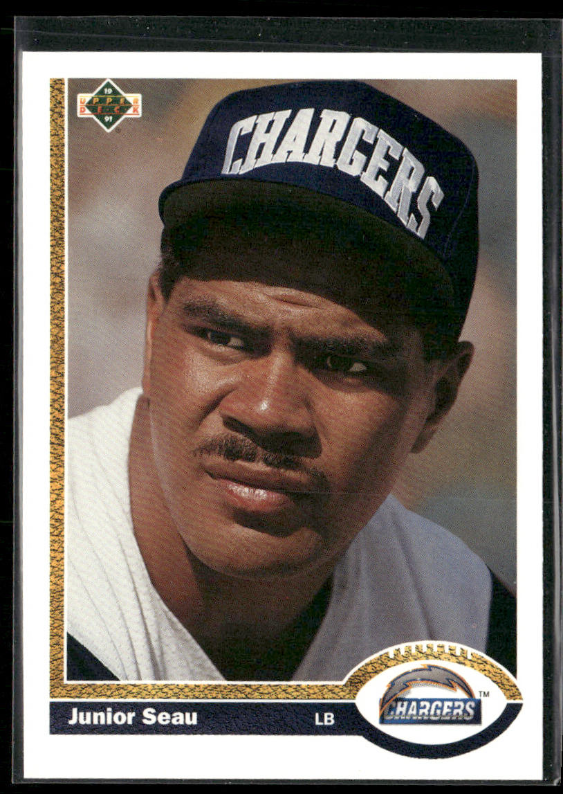 Junior Seau 1991 Upper Deck #343 San Diego Chargers