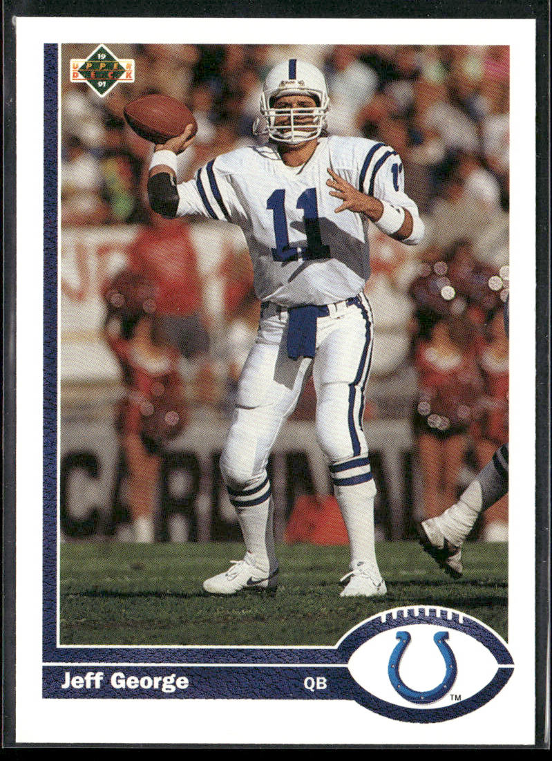 Jeff George 1991 Upper Deck #345c Indianapolis Colts