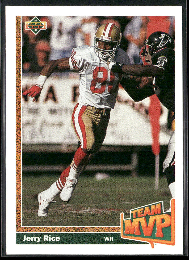 Jerry Rice 1991 Upper Deck #475b San Francisco 49ers
