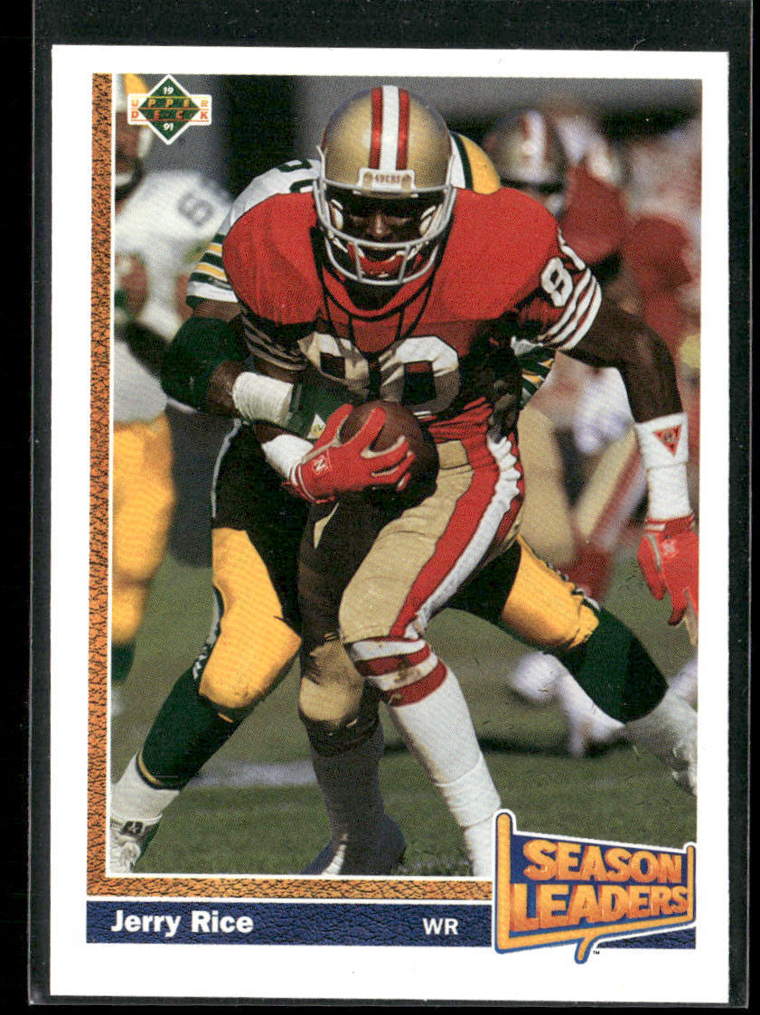Jerry Rice 1991 Upper Deck #402b San Francisco 49ers