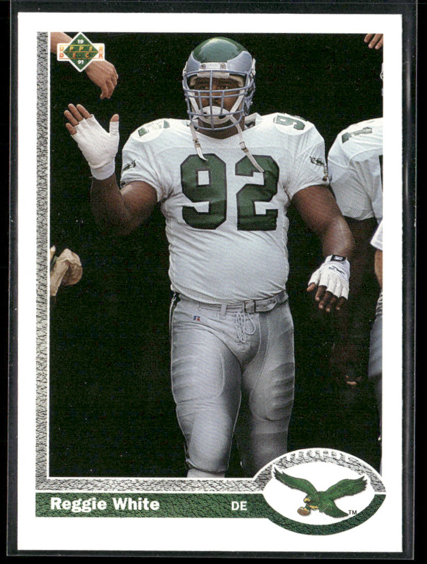 Reggie White 1991 Upper Deck #148b Philadelphia Eagles front