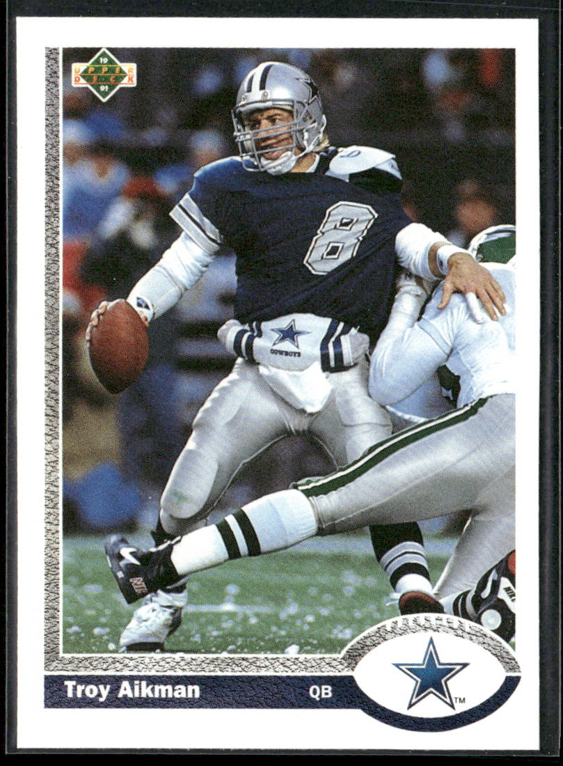 Troy Aikman 1991 Upper Deck #152 Dallas Cowboys