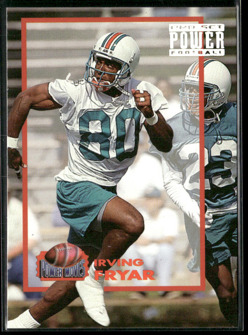 Irving Fryar 1993 Pro Set Power Power Moves #PM16 Miami Dolphins
