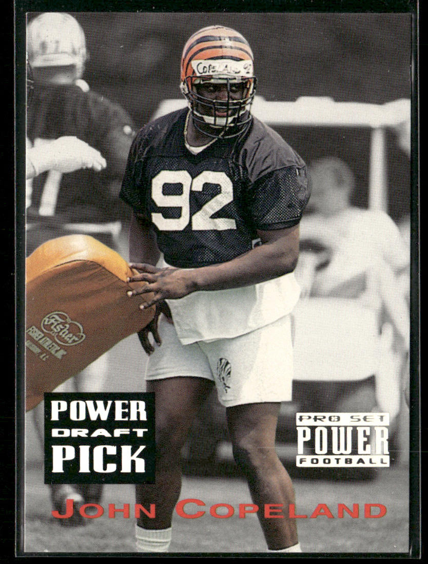 John Copeland 1993 Pro Set Power Draft Picks #PDP40 Cincinnati Bengals