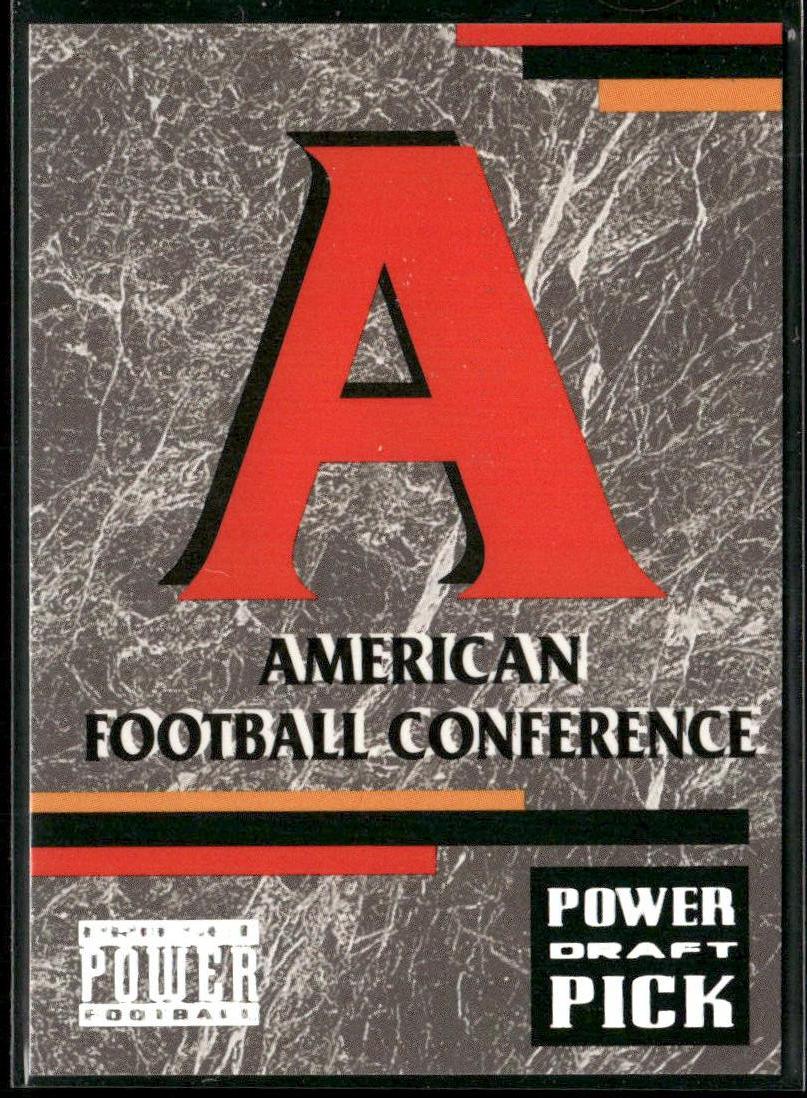 American Football Conference 1993 Pro Set Power Draft Picks #PDP29