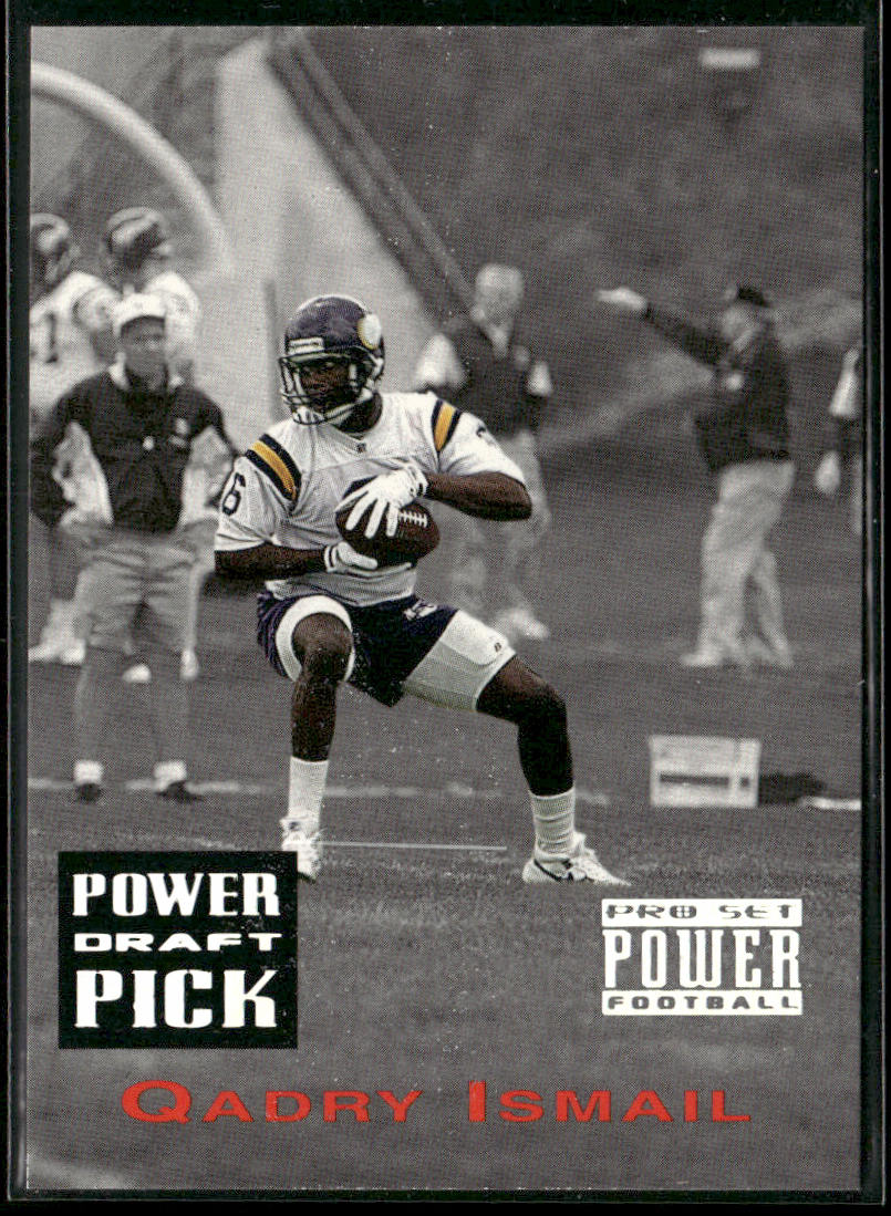 Qadry Ismail 1993 Pro Set Power Draft Picks #PDP70 Minnesota Vikings