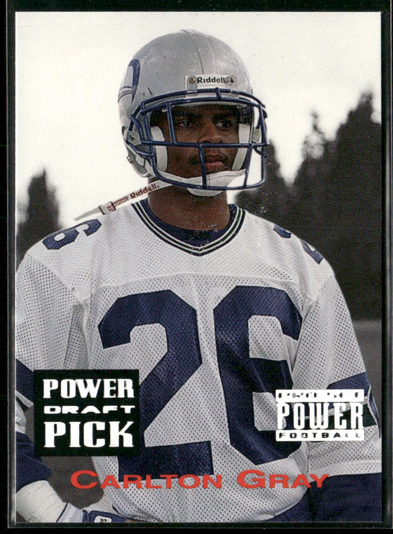 Carlton Gray 1993 Pro Set Power Draft Picks #PDP26 Seattle Seahawks
