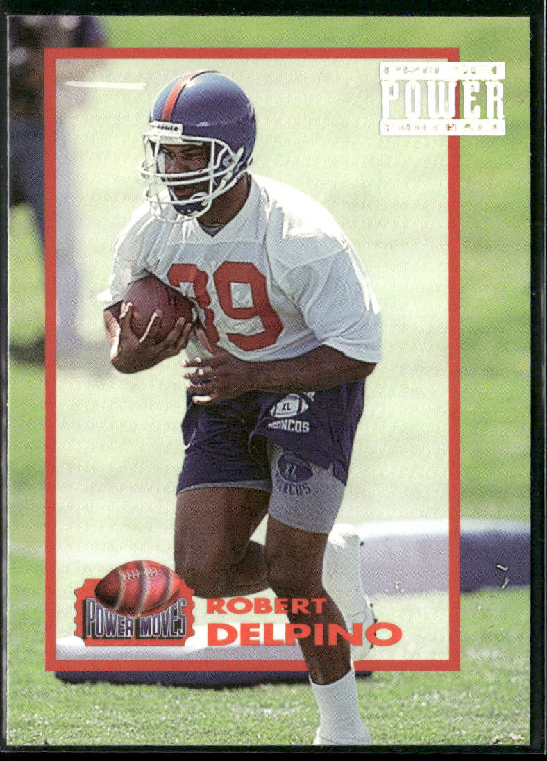 Robert Delpino 1993 Pro Set Power Power Moves #PM6 Denver Broncos