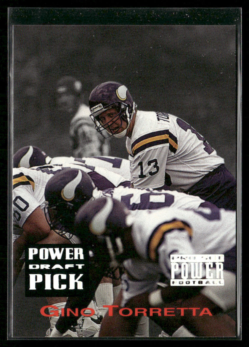 Gino Torretta 1993 Pro Set Power Draft Picks #PDP16 Minnesota Vikings