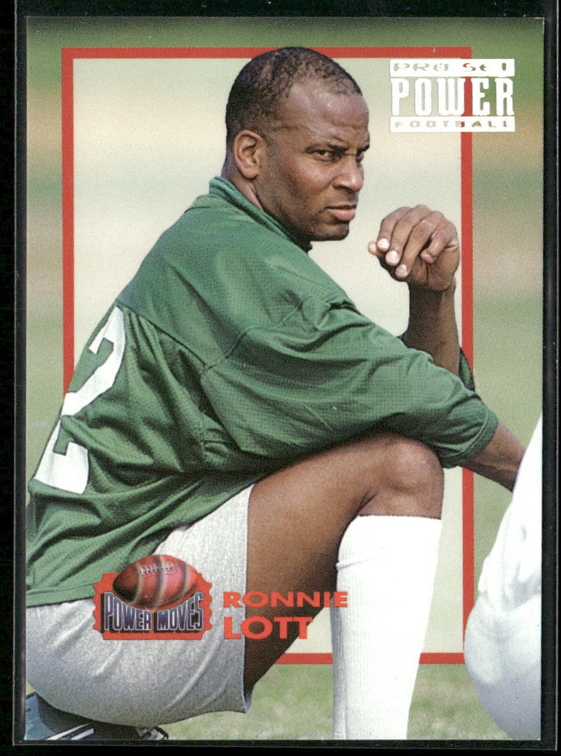 Ronnie Lott 1993 Pro Set Power Power Moves #PM20 New York Jets