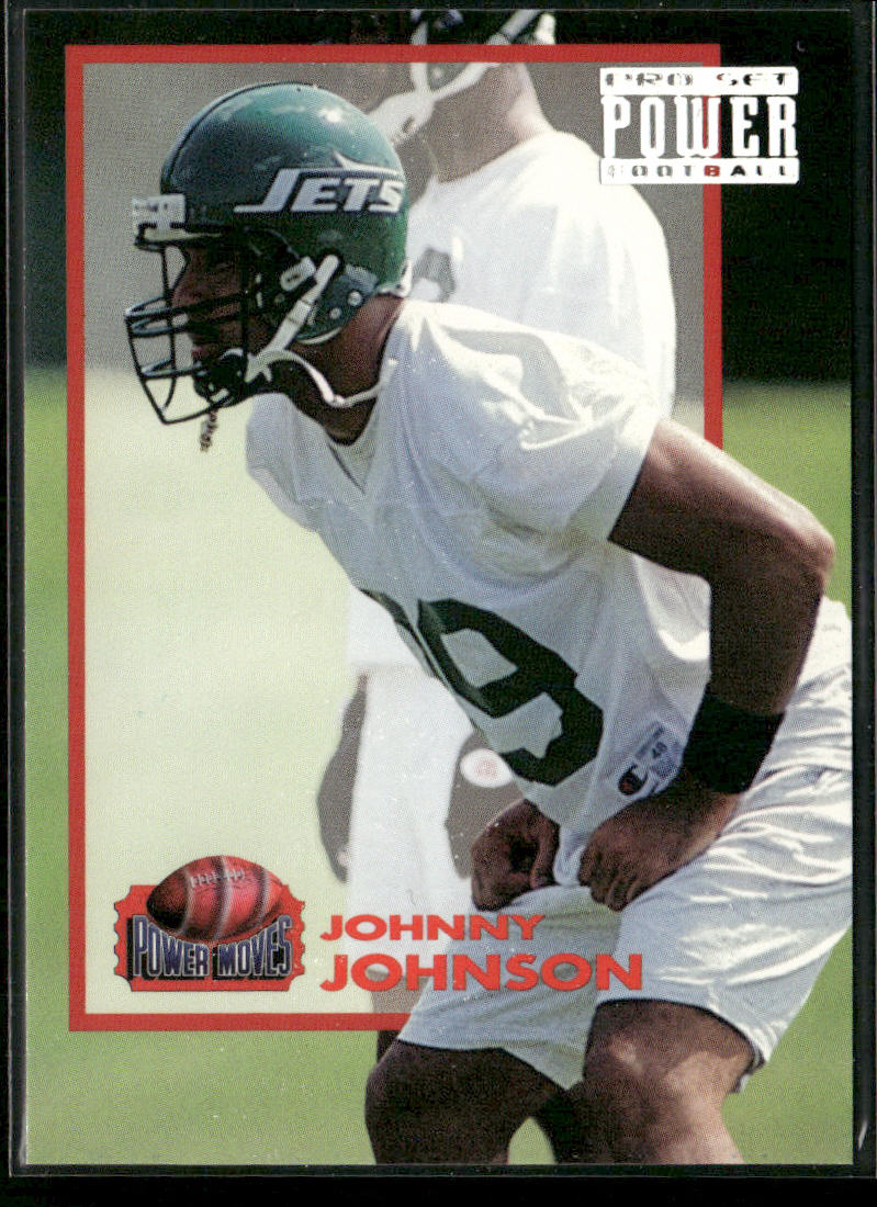Johnny Johnson 1993 Pro Set Power Power Moves #PM21 New York Jets