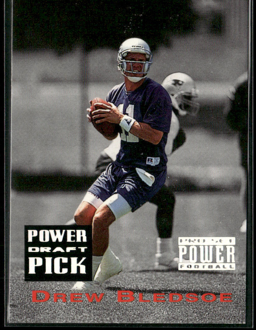Drew Bledsoe 1993 Pro Set Power Draft Picks #PDP17 New England Patriots