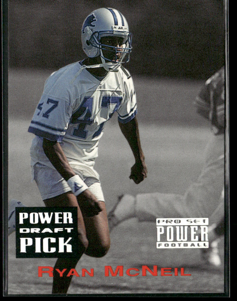 Ryan McNeil 1993 Pro Set Power Draft Picks #PDP80 Detroit Lions