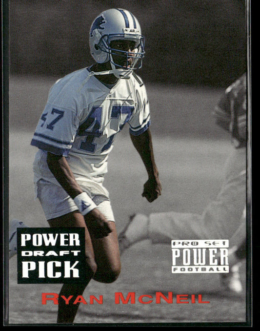 Ryan McNeil 1993 Pro Set Power Draft Picks #PDP80 Detroit Lions