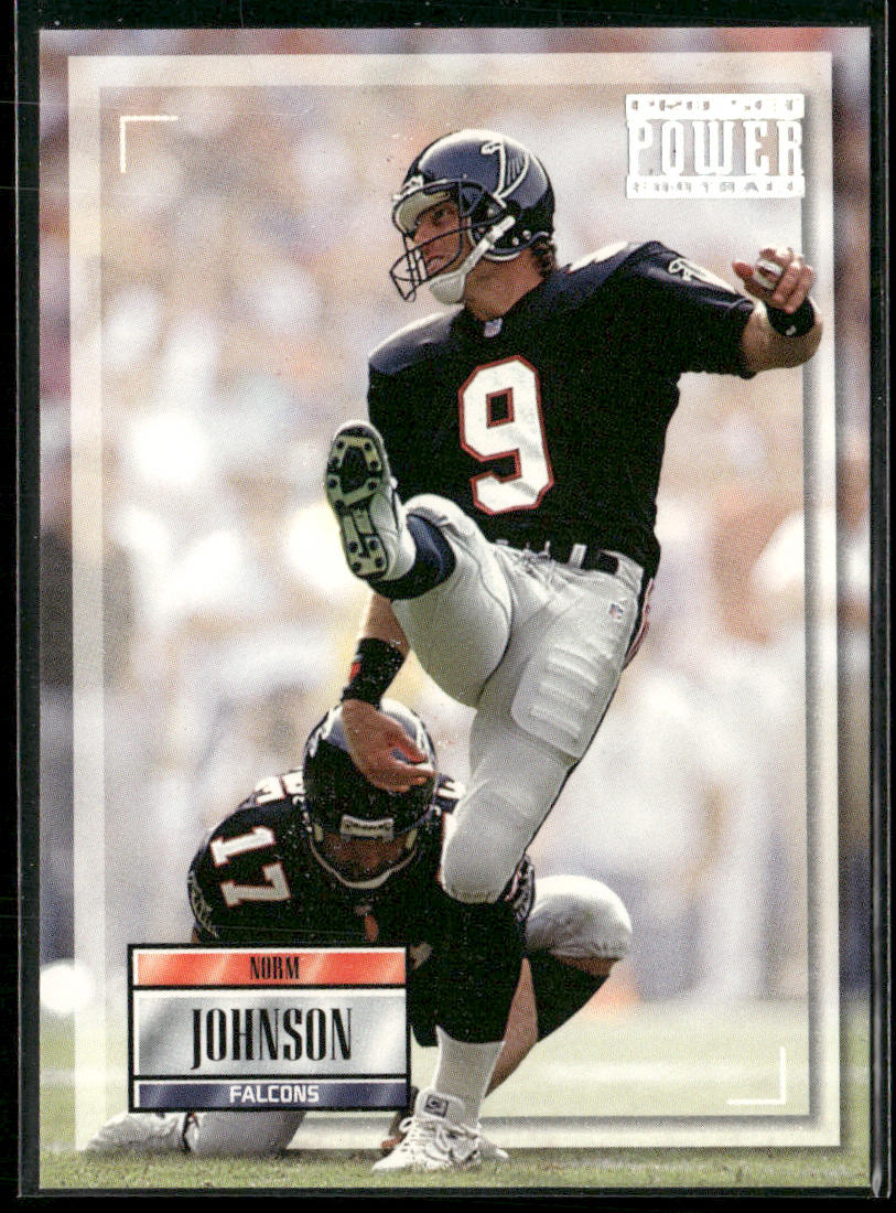 Norm Johnson 1993 Pro Set Power #109 Atlanta Falcons