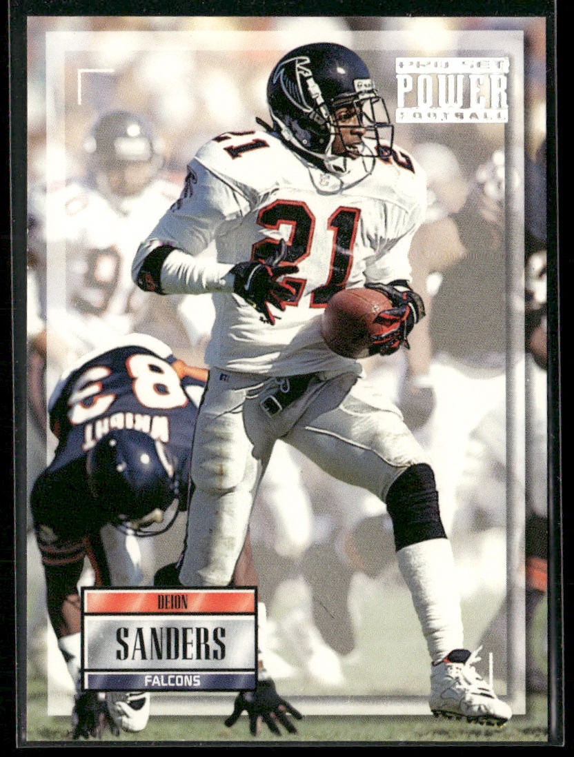Deion Sanders 1993 Pro Set Power #21 Atlanta Falcons