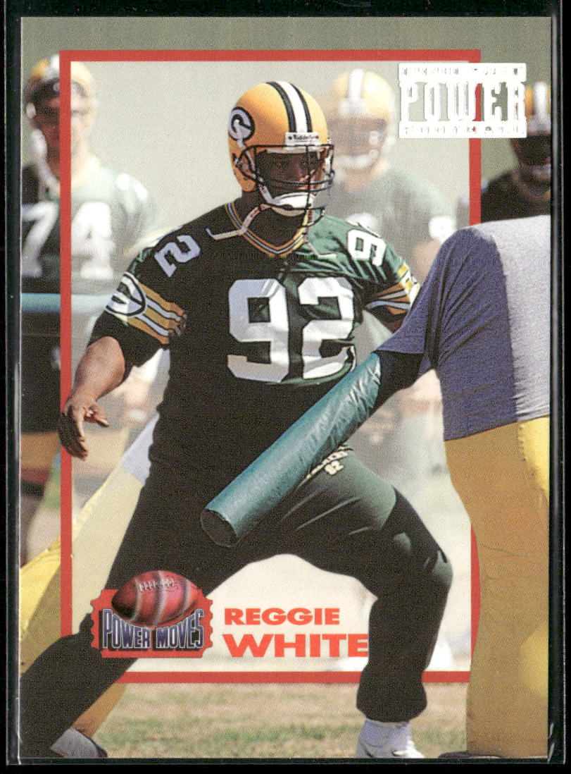 Reggie White 1993 Pro Set Power Power Moves #PM8 Green Bay Packers