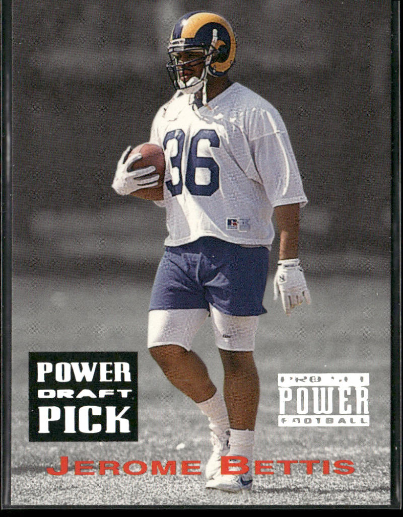 Jerome Bettis 1993 Pro Set Power Draft Picks #PDP14 Los Angeles Rams