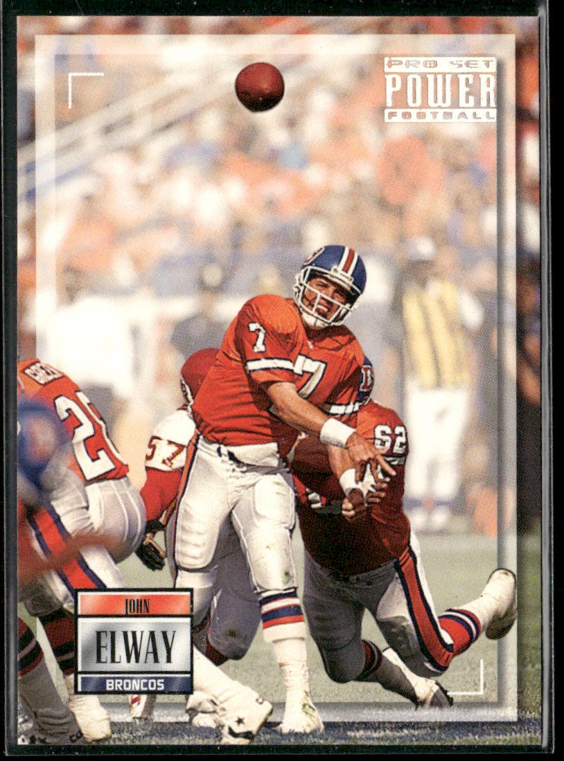 John Elway 1993 Pro Set Power #7 Denver Broncos