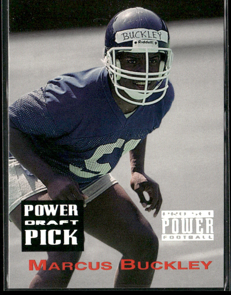 Marcus Buckley 1993 Pro Set Power Draft Picks #PDP19 New York Giants