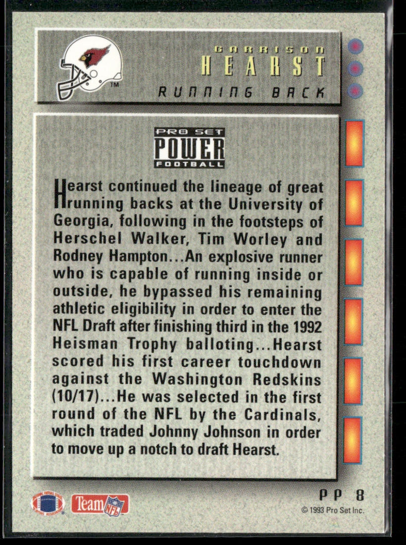 Garrison Hearst 1993 Pro Set Power Update - Power Prospects #PP8