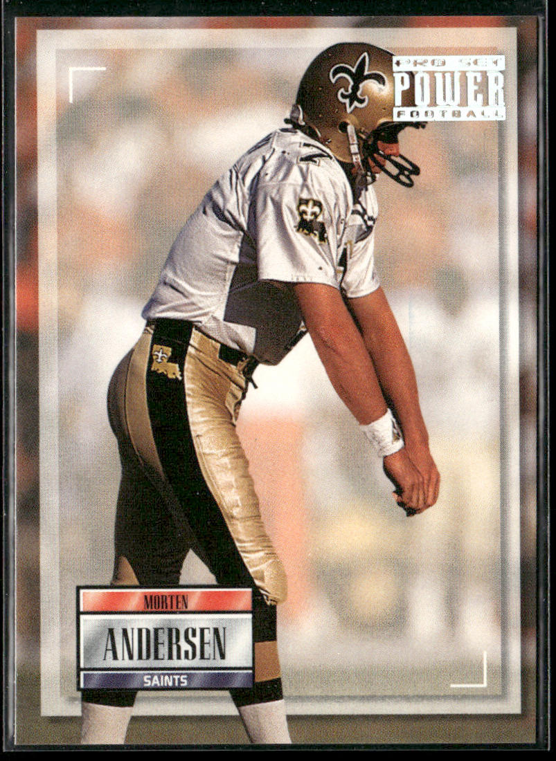 Morten Andersen 1993 Pro Set Power #107 New Orleans Saints