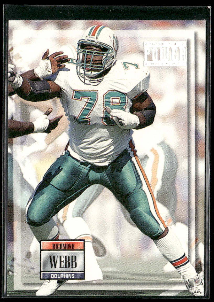 Richmond Webb 1993 Pro Set Power #178 Miami Dolphins