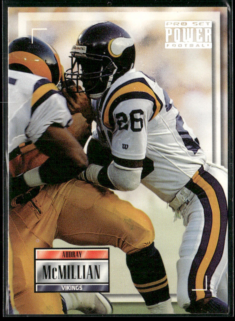 Audray McMillian 1993 Pro Set Power #126 Minnesota Vikings