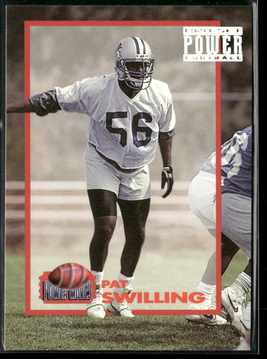 Pat Swilling 1993 Pro Set Power Power Moves #PM7 Detroit Lions