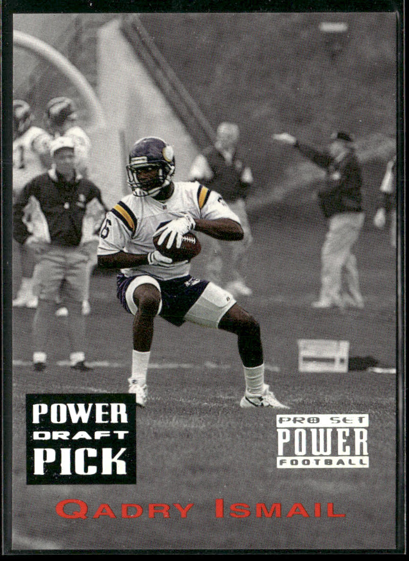 Qadry Ismail 1993 Pro Set Power Draft Picks #PDP70 Minnesota Vikings front