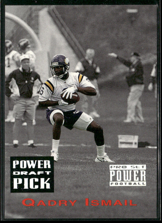 Qadry Ismail 1993 Pro Set Power Draft Picks #PDP70 Minnesota Vikings front
