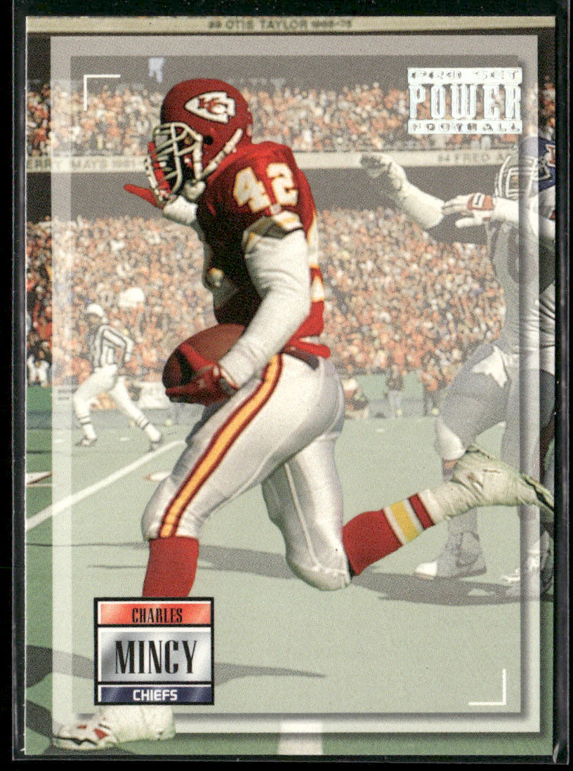Charles Mincy 1993 Pro Set Power #142 RC Kansas City Chiefs