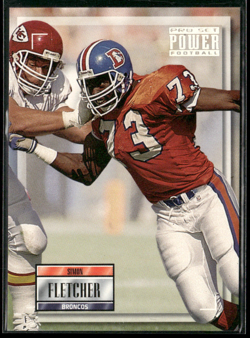 Simon Fletcher 1993 Pro Set Power #73 Denver Broncos