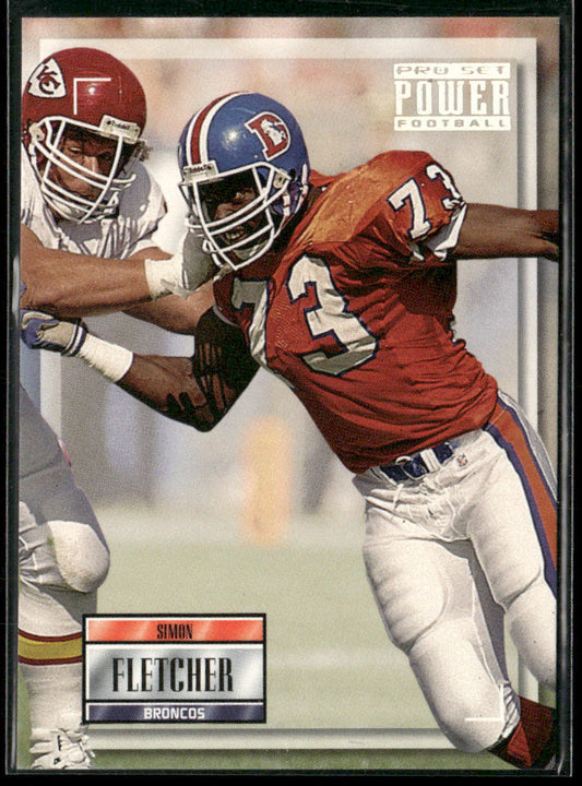 Simon Fletcher 1993 Pro Set Power #73 Denver Broncos
