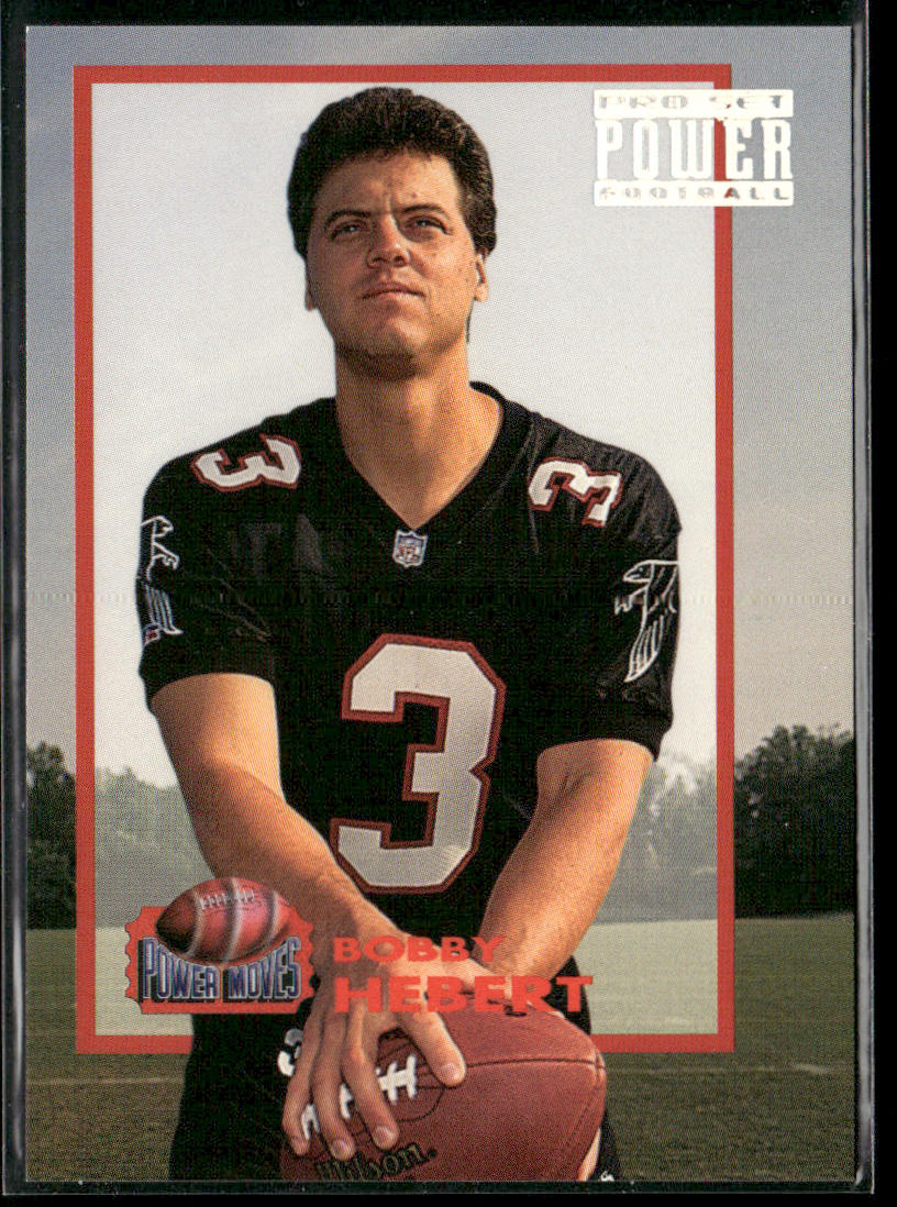 Bobby Hebert 1993 Pro Set Power Power Moves #PM1 Atlanta Falcons