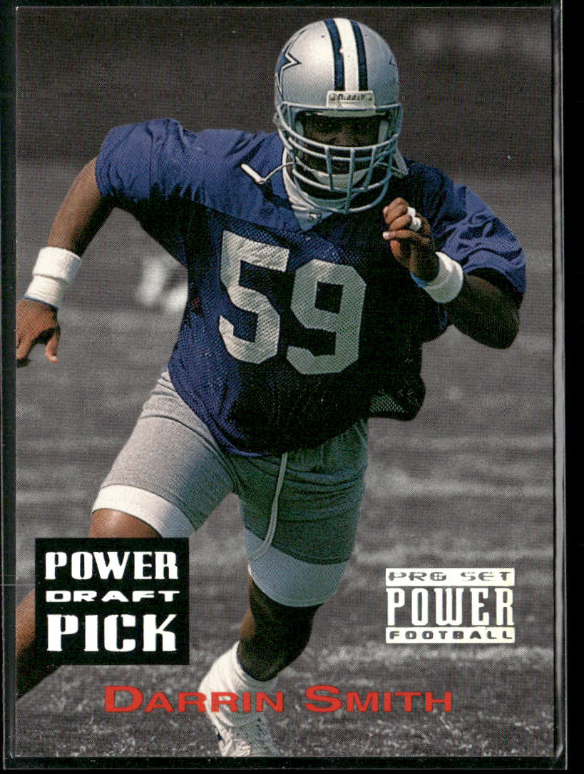 Darrin Smith 1993 Pro Set Power Draft Picks #PDP60 Dallas Cowboys