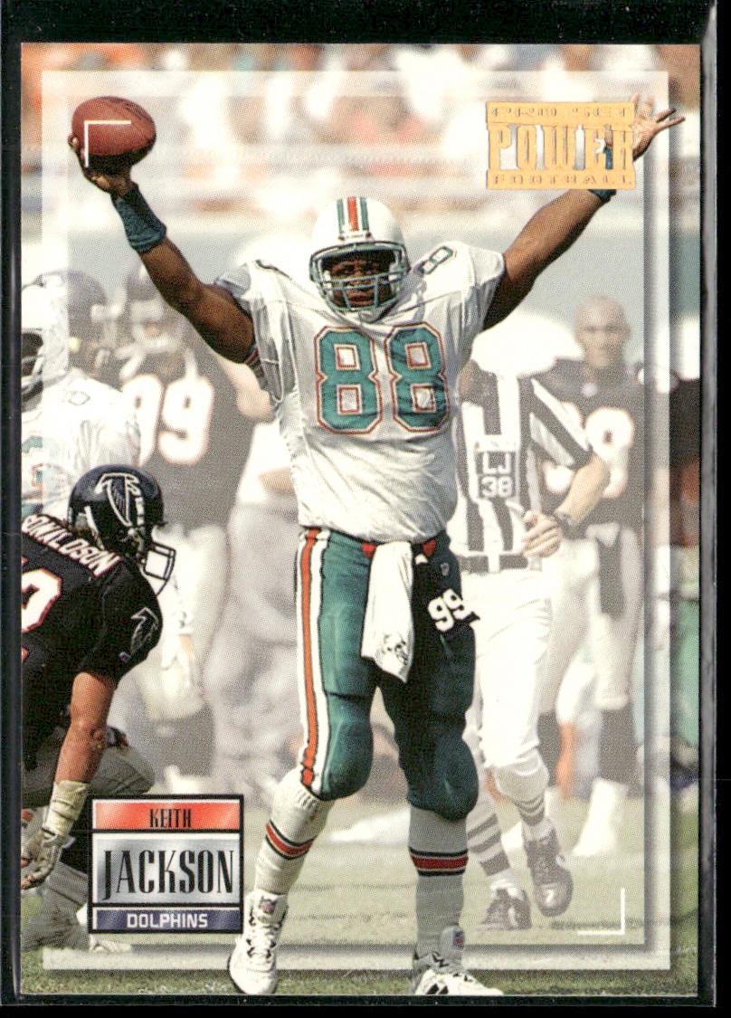 Keith Jackson 1993 Pro Set Power Gold #188 Miami Dolphins