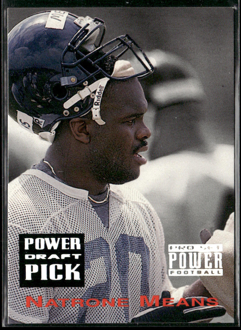 Natrone Means 1993 Pro Set Power Draft Picks #PDP24 San Diego Chargers