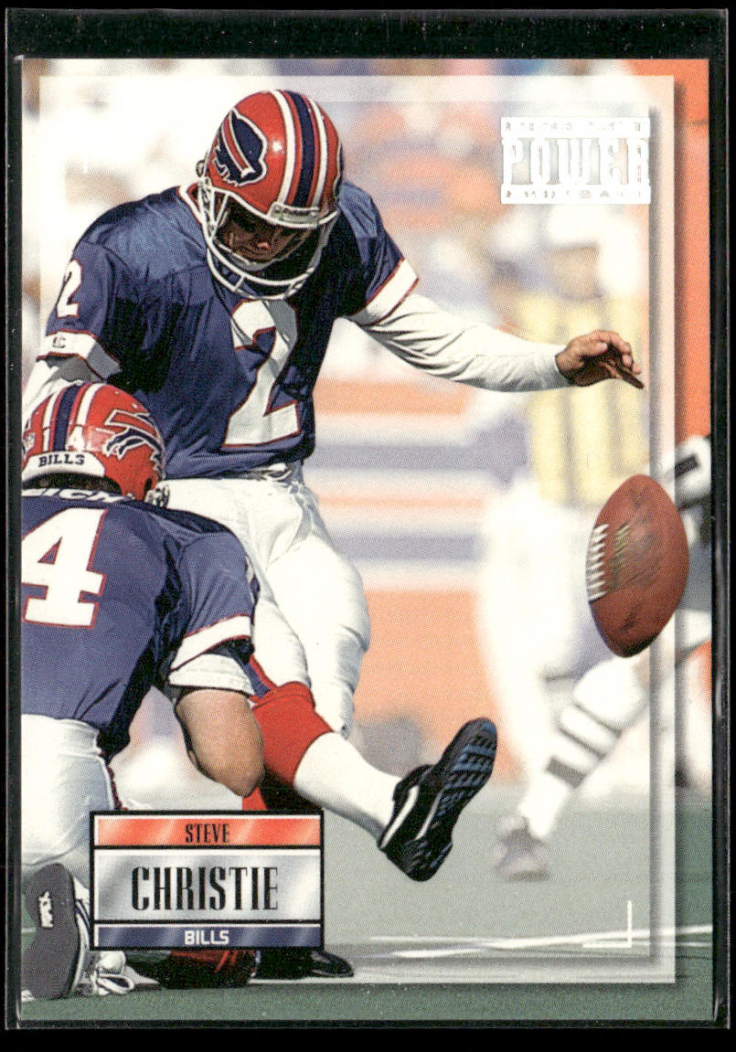 Steve Christie 1993 Pro Set Power #2 Buffalo Bills