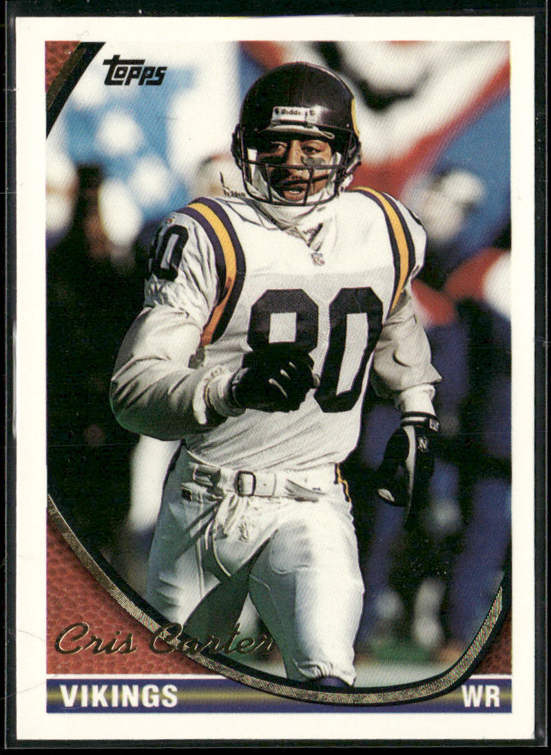 Cris Carter 1994 Topps #252 Minnesota Vikings