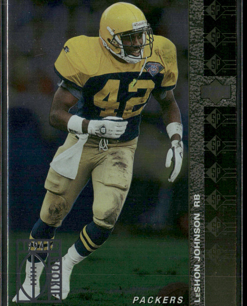 LeShon Johnson 1994 SP #168 RC Green Bay Packers