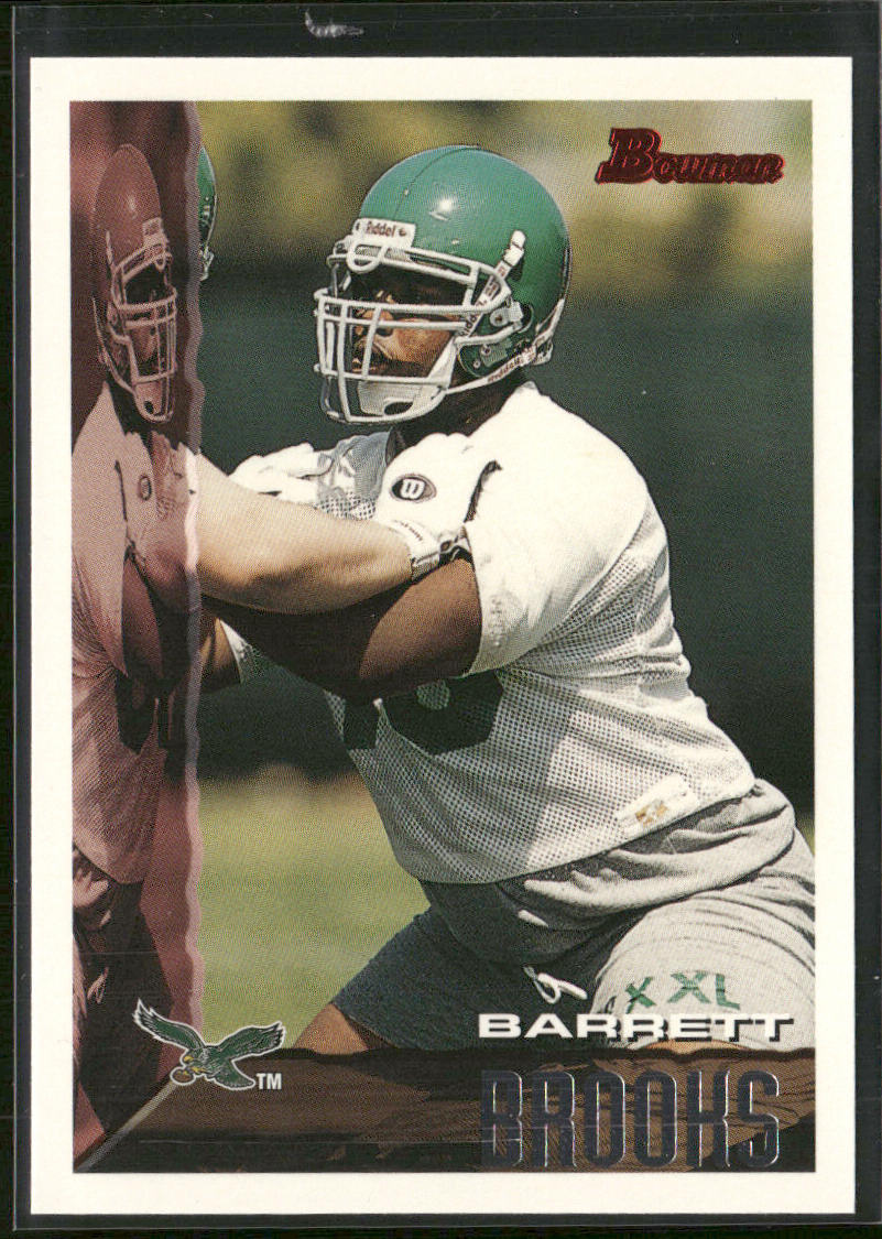 Barrett Brooks 1995 Bowman #87 RC Philadelphia Eagles