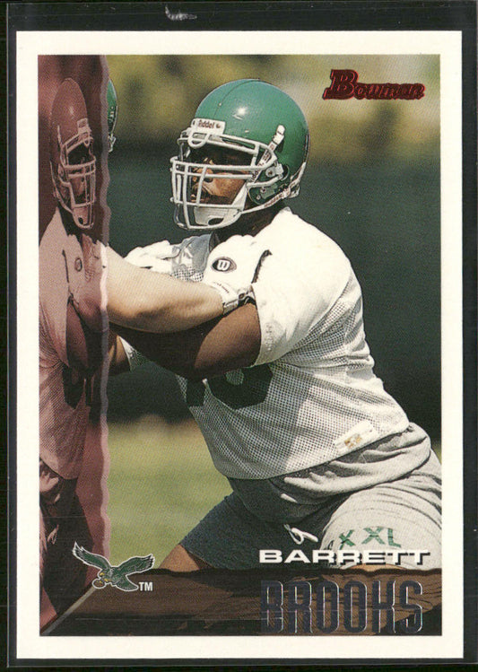 Barrett Brooks 1995 Bowman #87 RC Philadelphia Eagles