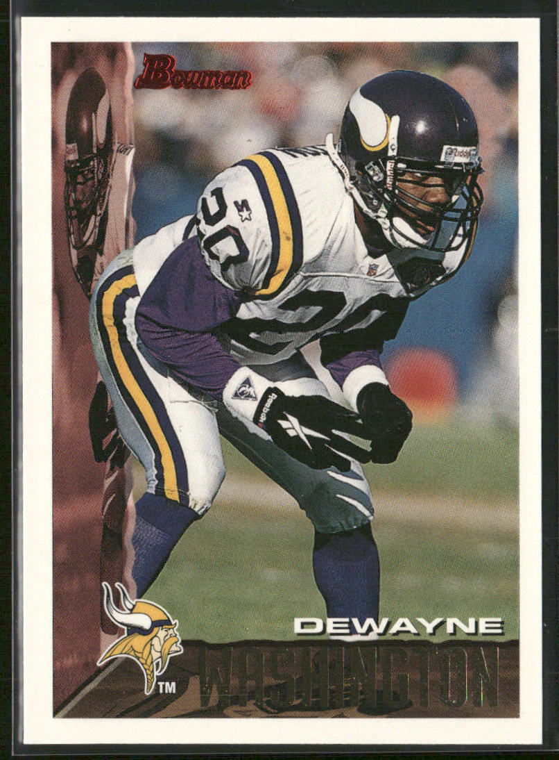 Dewayne Washington 1995 Bowman #161 Minnesota Vikings