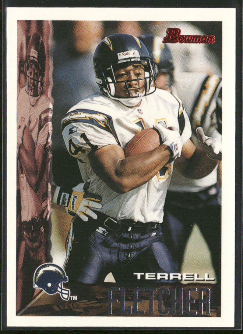 Terrell Fletcher 1995 Bowman #61 RC San Diego Chargers