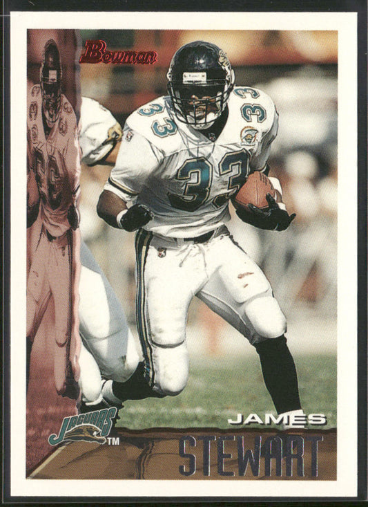 James Stewart 1995 Bowman #19 RC Jacksonville Jaguars