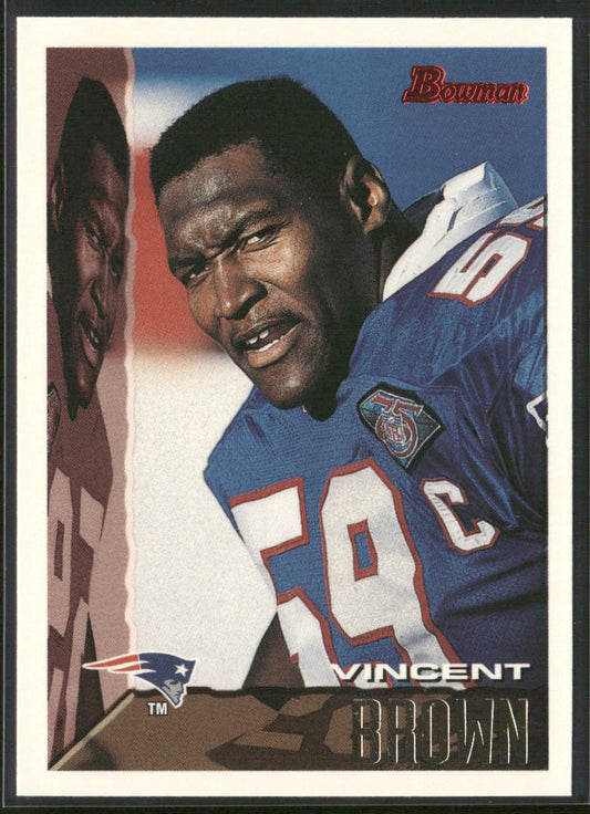 Vincent Brown 1995 Bowman #313 New England Patriots